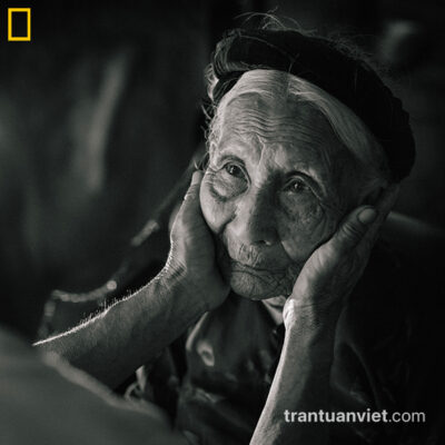 Portrait of an old lady, Hanoi, Vietnam