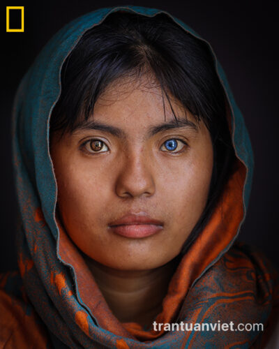 Portrait of a Chams – Vietnamese Girl, Ninh Thuan, Vietnam